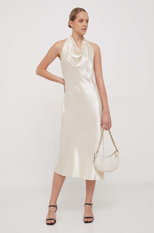 Šaty Calvin Klein K20K206160 béžová AW23