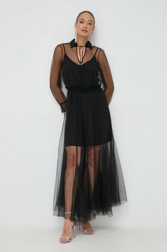 Twinset sukienka czarny 232AT2143