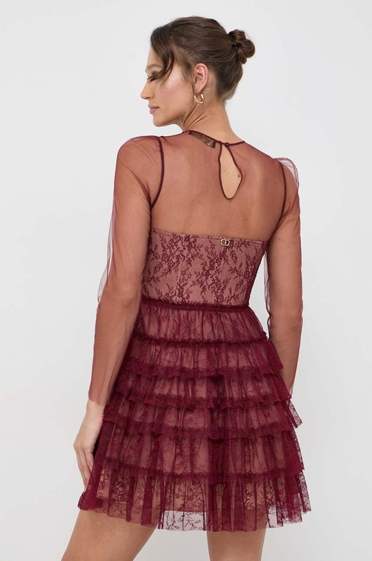 Odzież Twinset sukienka 232TT2071 bordowy