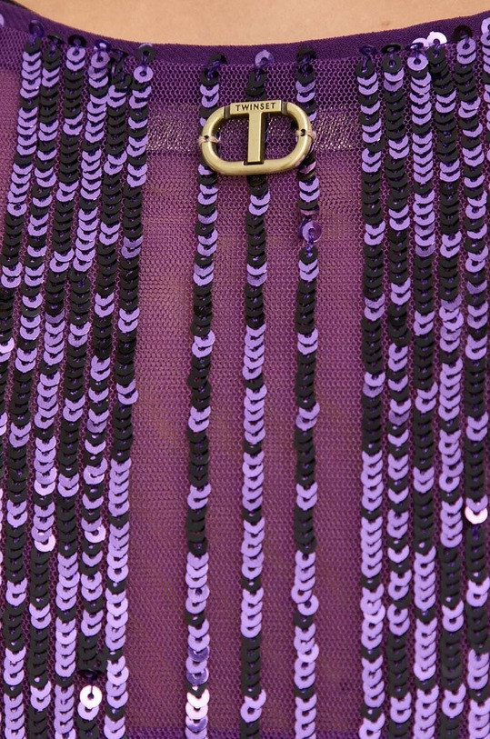 Twinset sukienka 232TT2050 fioletowy