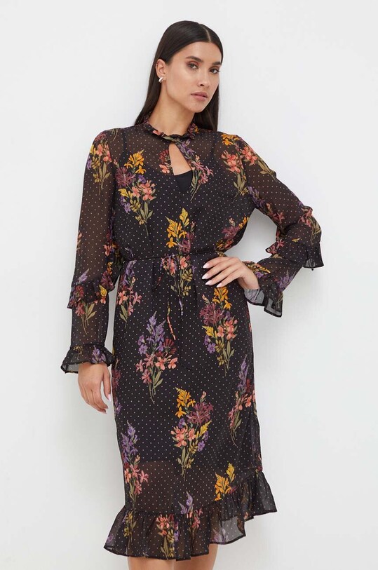 Twinset sukienka casual czarny 232TT2461