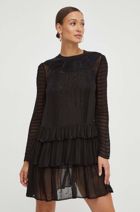Twinset sukienka tkanina czarny 232TT2130
