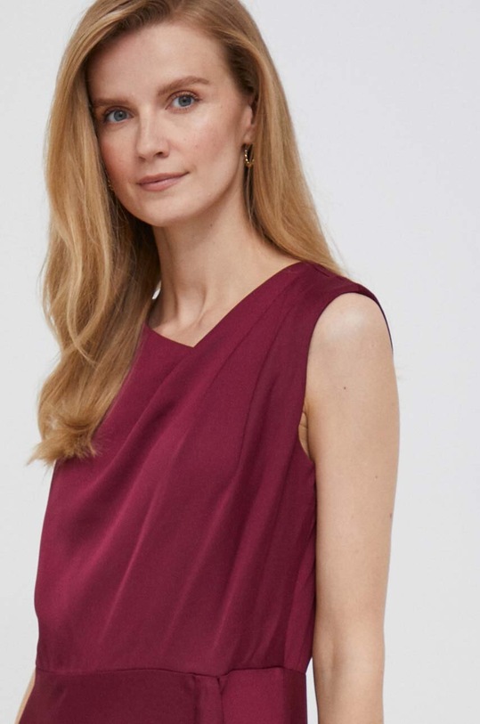 Dkny sukienka bordowy DD3G2044