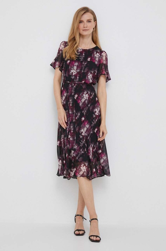 Dkny sukienka DD3GI843 fioletowy AW23