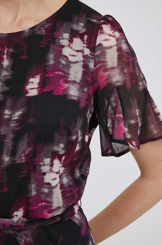 Dkny sukienka DD3GI843 fioletowy