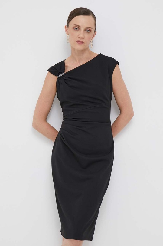 Dkny sukienka z elastanem czarny DD3H1032
