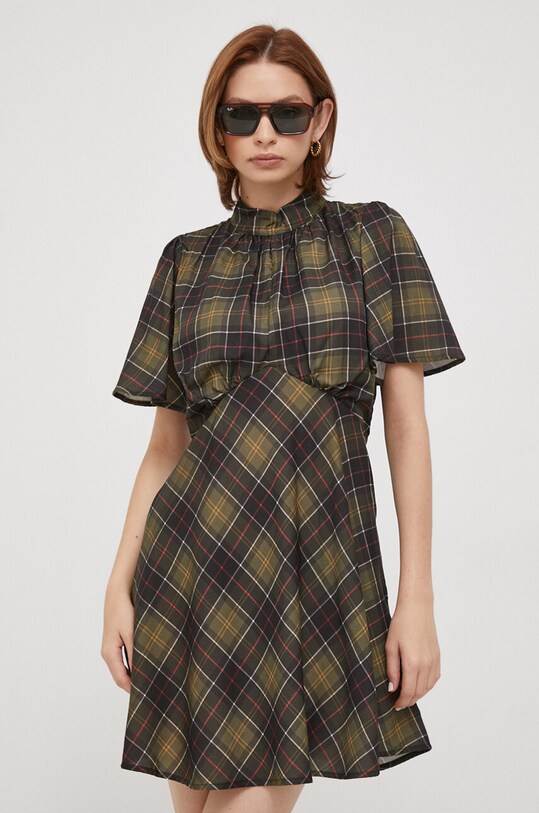 Barbour sukienka casual zielony LDR0715