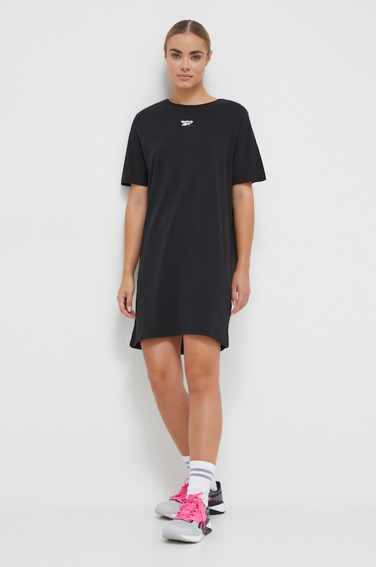 Хлопковое платье Reebok 100034707 чёрный SS24