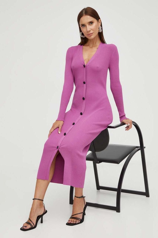 Сукня Karl Lagerfeld 236W1308 фіолетовий AW23