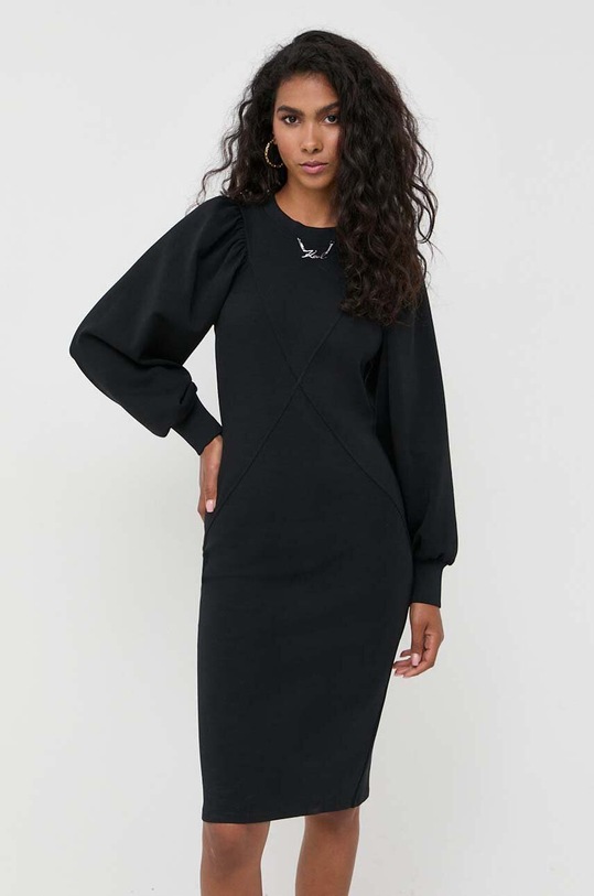 Φόρεμα Karl Lagerfeld 236W1352 μαύρο AW23