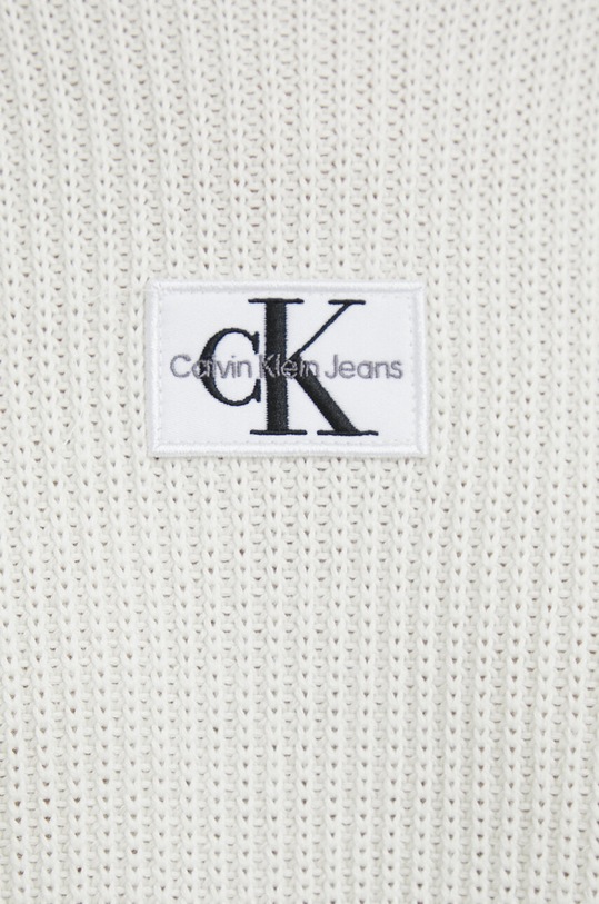 Bavlnené šaty Calvin Klein Jeans J20J221992 béžová