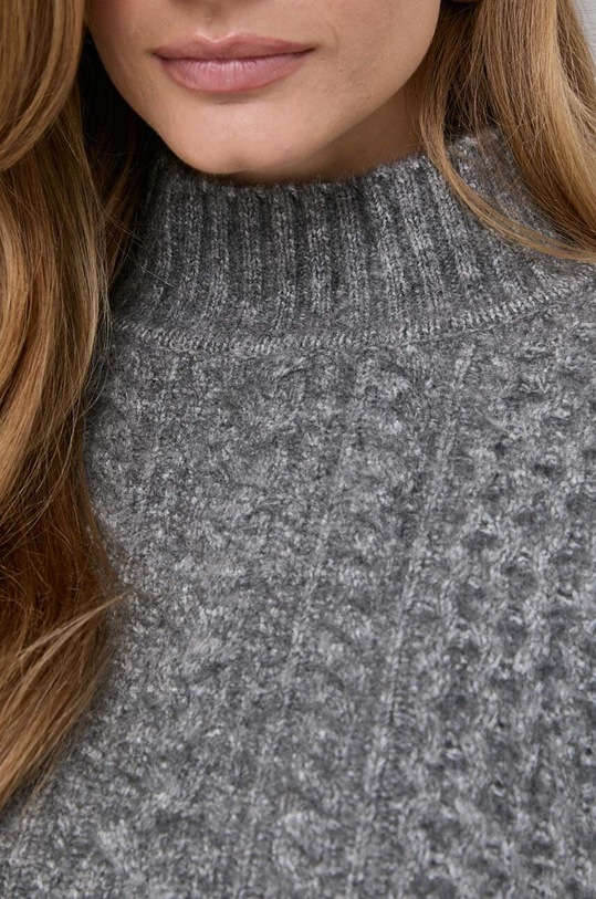 Haljina i pulover s primjesom vune Morgan RMAILY.GRIS.ANTHRACITE siva