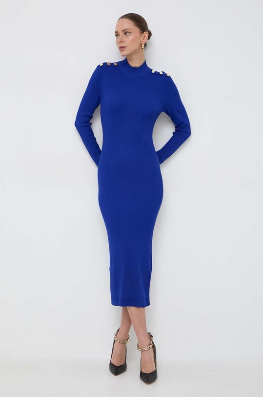 Îmbrăcăminte Morgan rochie RMBEST.BLEU.ROI albastru