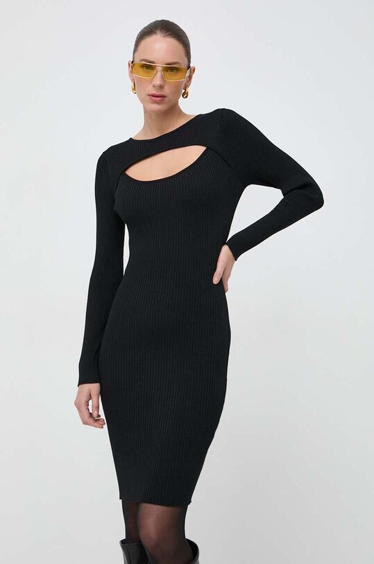 Morgan sukienka czarny RMKISS.NOIR
