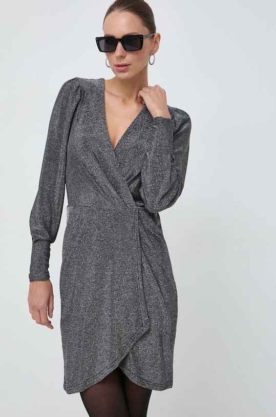 Morgan sukienka wzorzyste srebrny RNINO.ARGENT