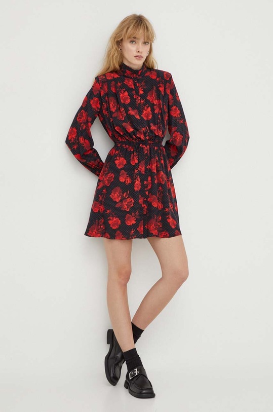 The Kooples sukienka casual czarny FROB27217K