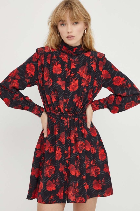 The Kooples sukienka FROB27217K czarny AW23