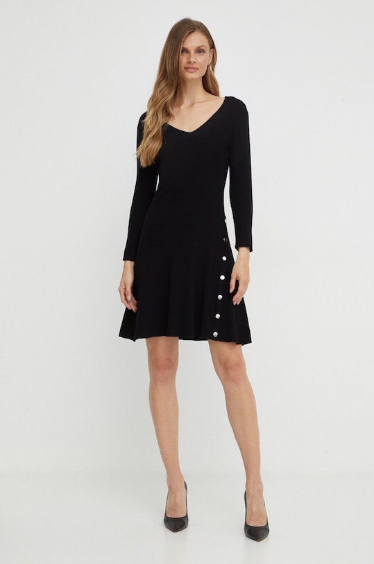 Φόρεμα Morgan casual μαύρο RMALY.NOIR