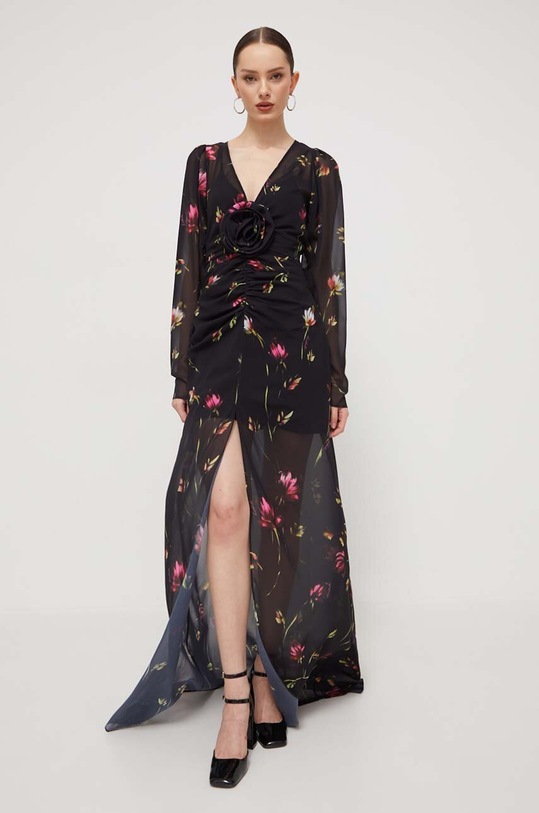 Φόρεμα Rotate 1114272763 μαύρο AW23