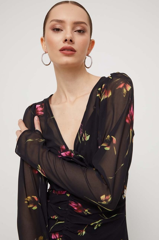 Φόρεμα Rotate 1114272763 μαύρο