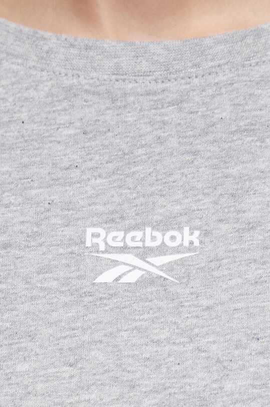 Бавовняна сукня Reebok 100037530 сірий