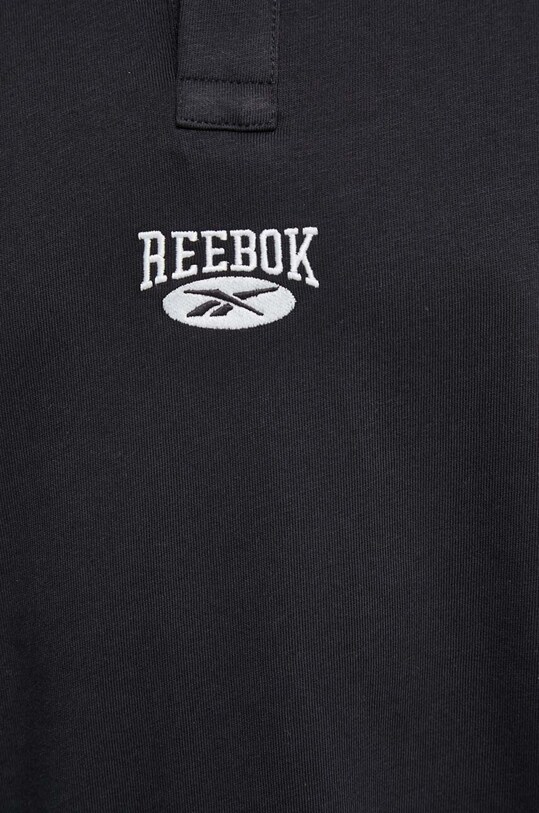 Βαμβακερό φόρεμα Reebok Classic 100036293 μαύρο