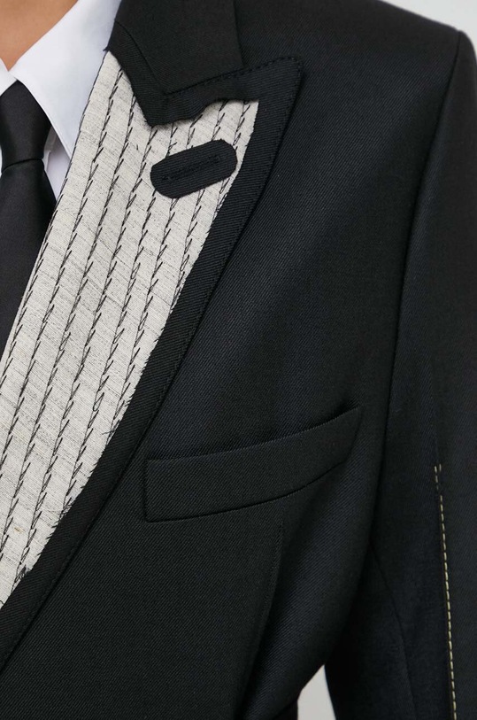 Victoria Beckham sukienka z domieszką wełny 1423WDR005055B