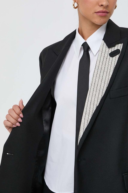 Victoria Beckham sukienka z domieszką wełny 1423WDR005055B