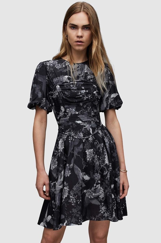Ρούχα Φόρεμα AllSaints ALI PEGGY DRESS WD001Z μαύρο