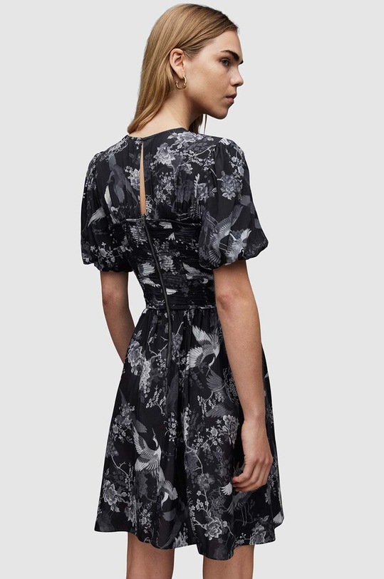 Φόρεμα AllSaints ALI PEGGY DRESS μαύρο WD001Z