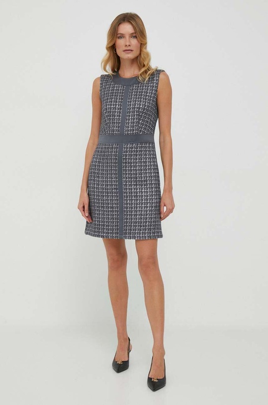 Joop! rochie din amestec de lana 30039048 gri AW23