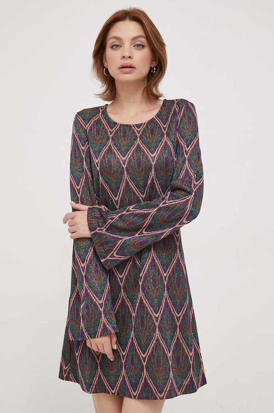 Сукня Artigli візерунок барвистий AA37352.VIOLA/VERDE