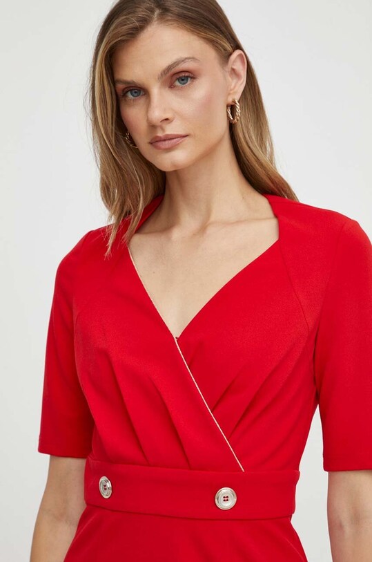 Morgan sukienka czerwony RCLARA.ROUGE.VIF
