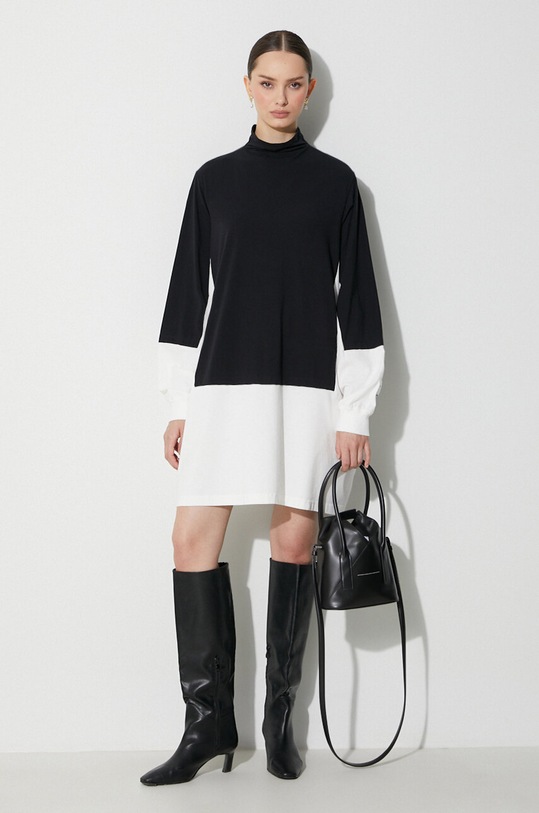 Šaty MM6 Maison Margiela Dress S62CT0244 čierna AW23