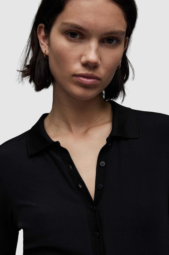 AllSaints sukienka WD014Z HOLLY DRESS WD014Z czarny AW23