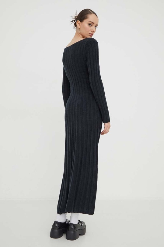 Ρούχα Φόρεμα από μείγμα μαλλιού Abercrombie & Fitch KI159.3430.900 μαύρο
