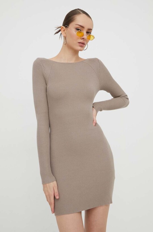 Šaty Abercrombie & Fitch hnedá KI159.3444.465