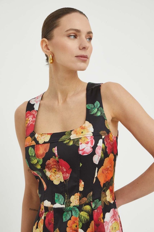 Guess sukienka ALIVIA czarny W4RK11.WEFC2