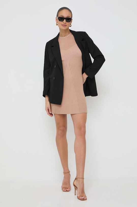 Φόρεμα Guess W4RK20.Z2YN2 καφέ SS24