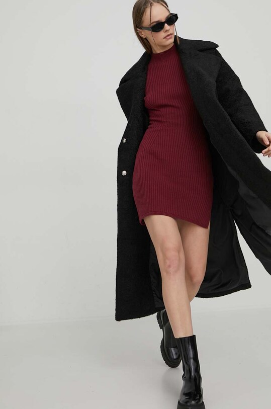 Φόρεμα Hollister Co. KI359.3221.520 μπορντό AW23