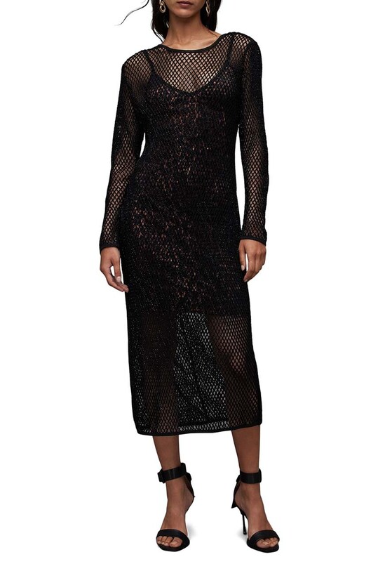 Сукня AllSaints Rosalie casual чорний WD027Z