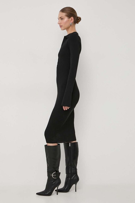 La Mania rochie DOROTHY.2 negru AW23