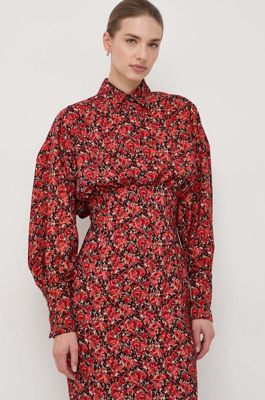 La Mania rochie ODETTE rosu AW23