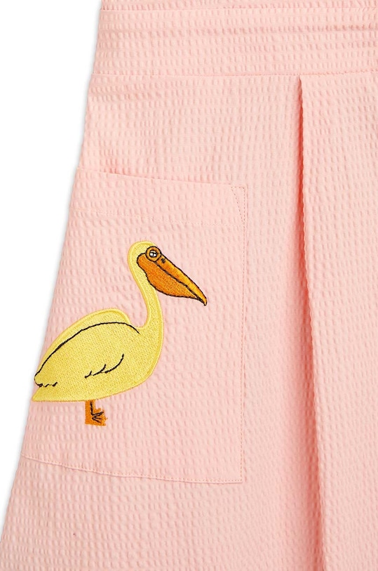 Mini Rodini sukienka bawełniana dziecięca różowy 2365010628