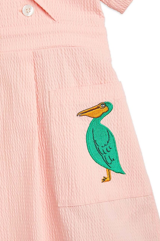 Mini Rodini sukienka bawełniana dziecięca 2365010628 różowy