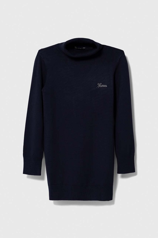 Dievčenské šaty Guess s elastanom tmavomodrá J3YR09.Z17X3.9BYX