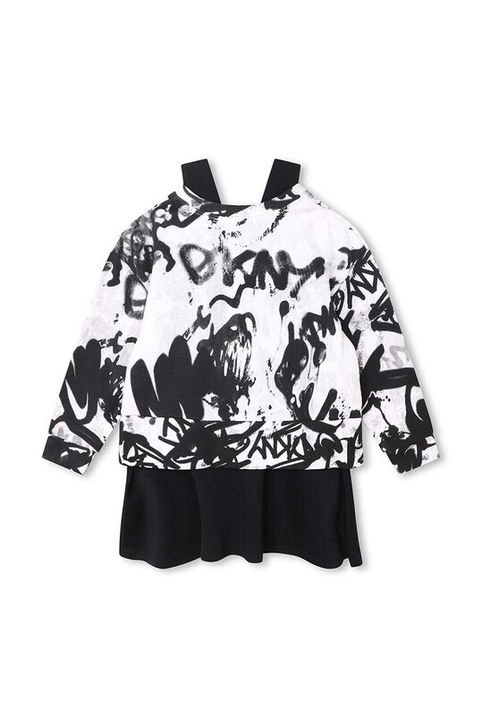 Dětské šaty a mikina Dkny D32888.162.174 bílá AW23