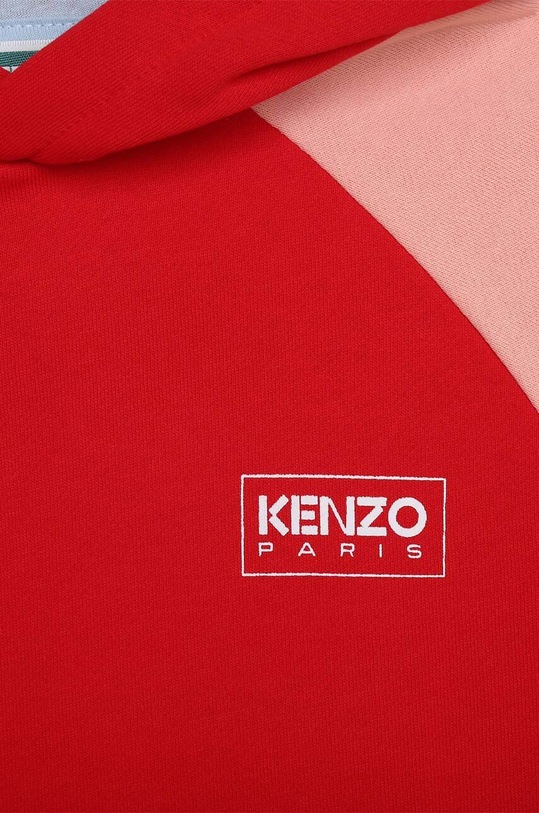 Dziewczynka Kenzo Kids sukienka dziecięca K12340.86.108 czerwony