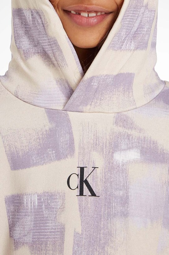 Calvin Klein Jeans sukienka dziecięca IG0IG02045.9BYX beżowy