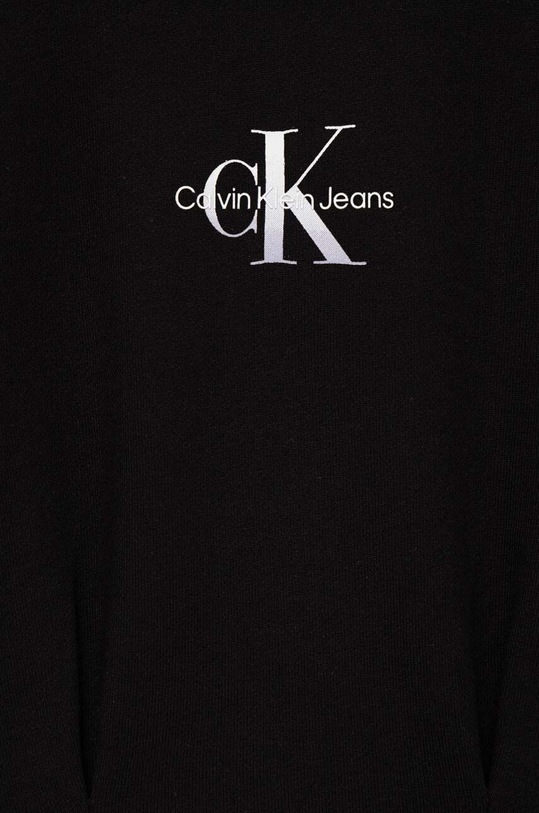 Κοριτσίστικα Παιδικό βαμβακερό φόρεμα Calvin Klein Jeans IG0IG02047.9BYX μαύρο